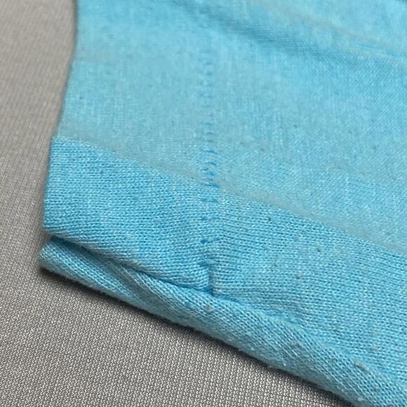 VTG Military Shirt 1st Nebraska Volunteer Infantry Med Turquoise Single Stitch - Picture 4 of 7